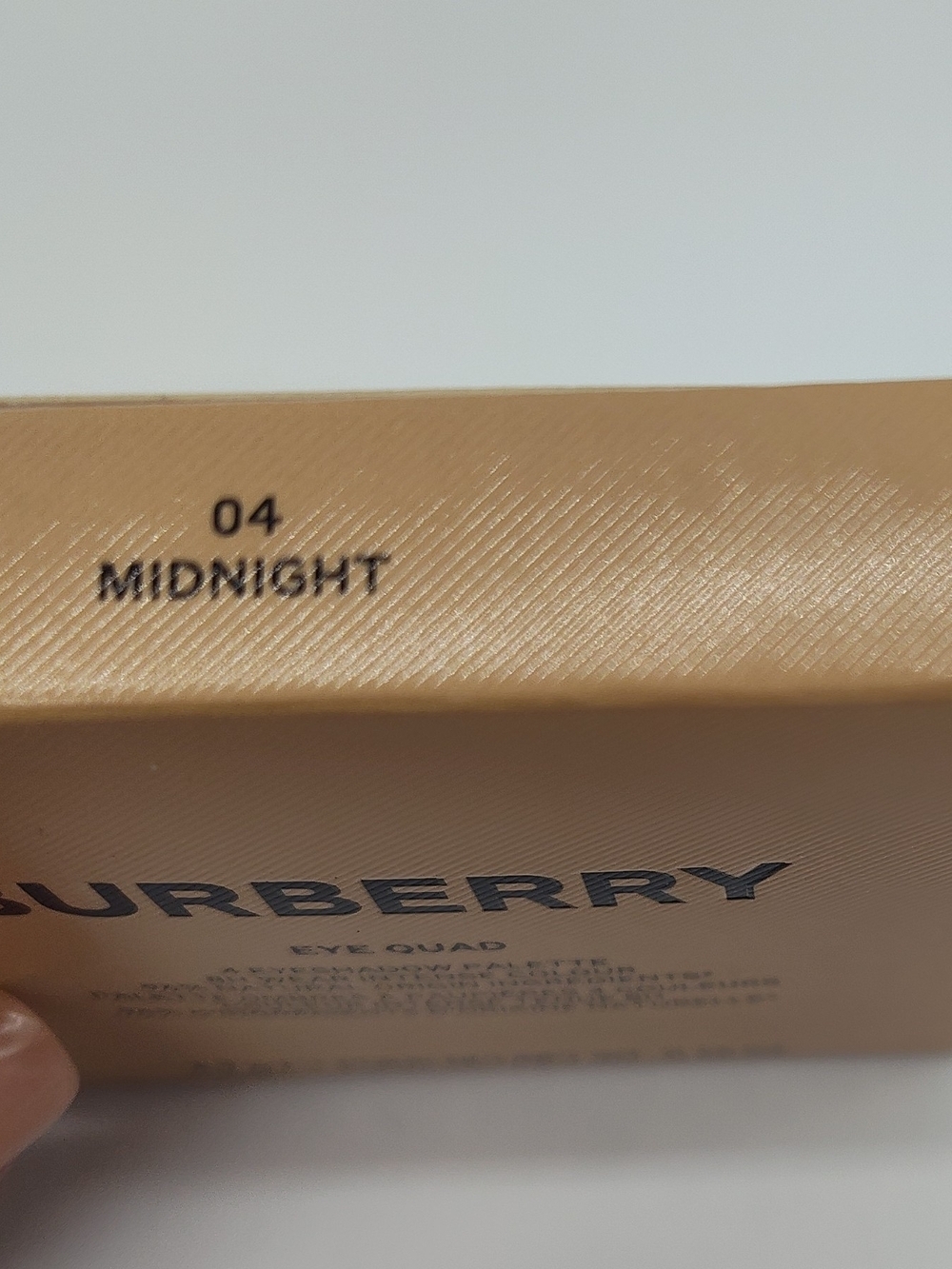 BURBERRY Eye Quad 04 Midnight Eyeshadow Palette 4 Shade Luxury Compact NIB - Picture 3 of 10